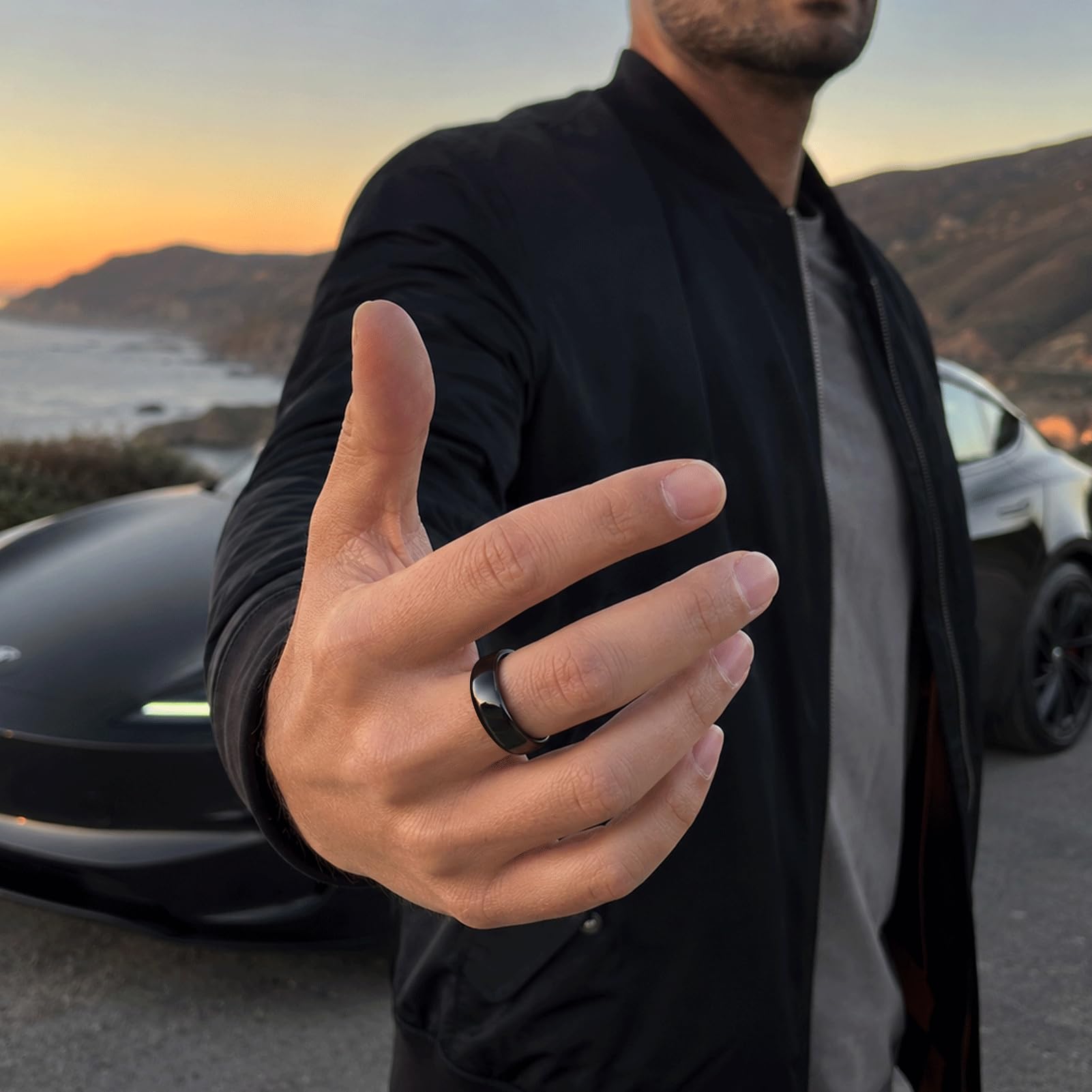 Amazon | セラミック Tesla リングキー Tesla Model 3/Y/S/X/CT用